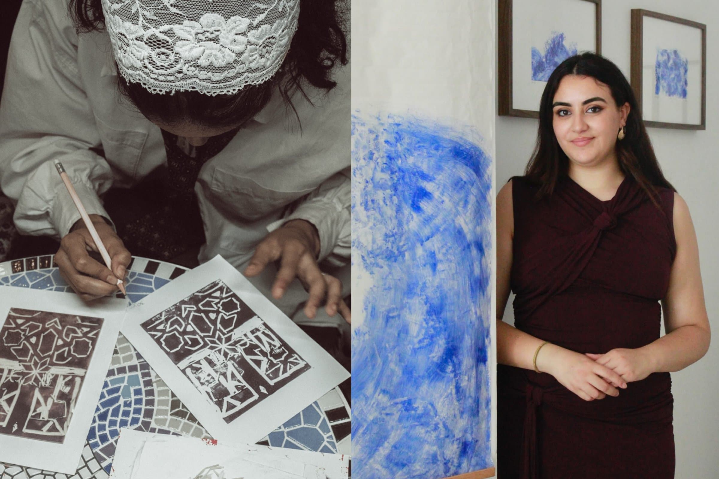 Atelier de linogravure - culture amazighe